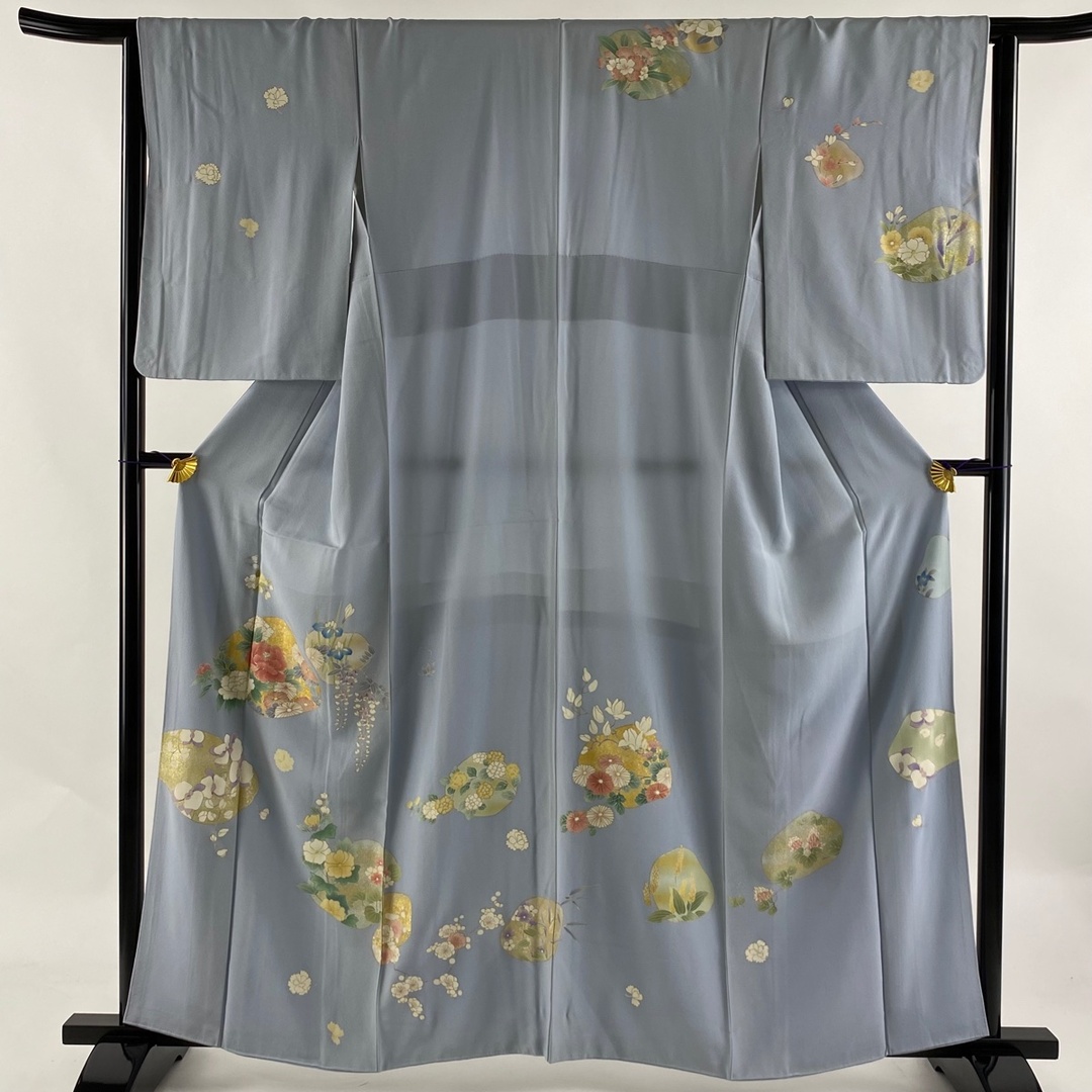 訪問着 身丈159.5cm 裄丈63.5cm 正絹 美品 逸品-