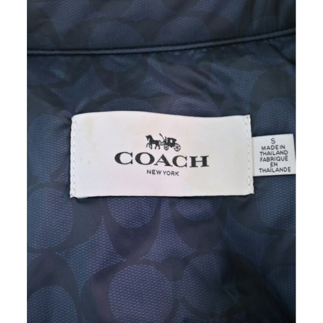 COACH コーチ ブルゾン（その他） S 紺x黒xカーキ(チェック)