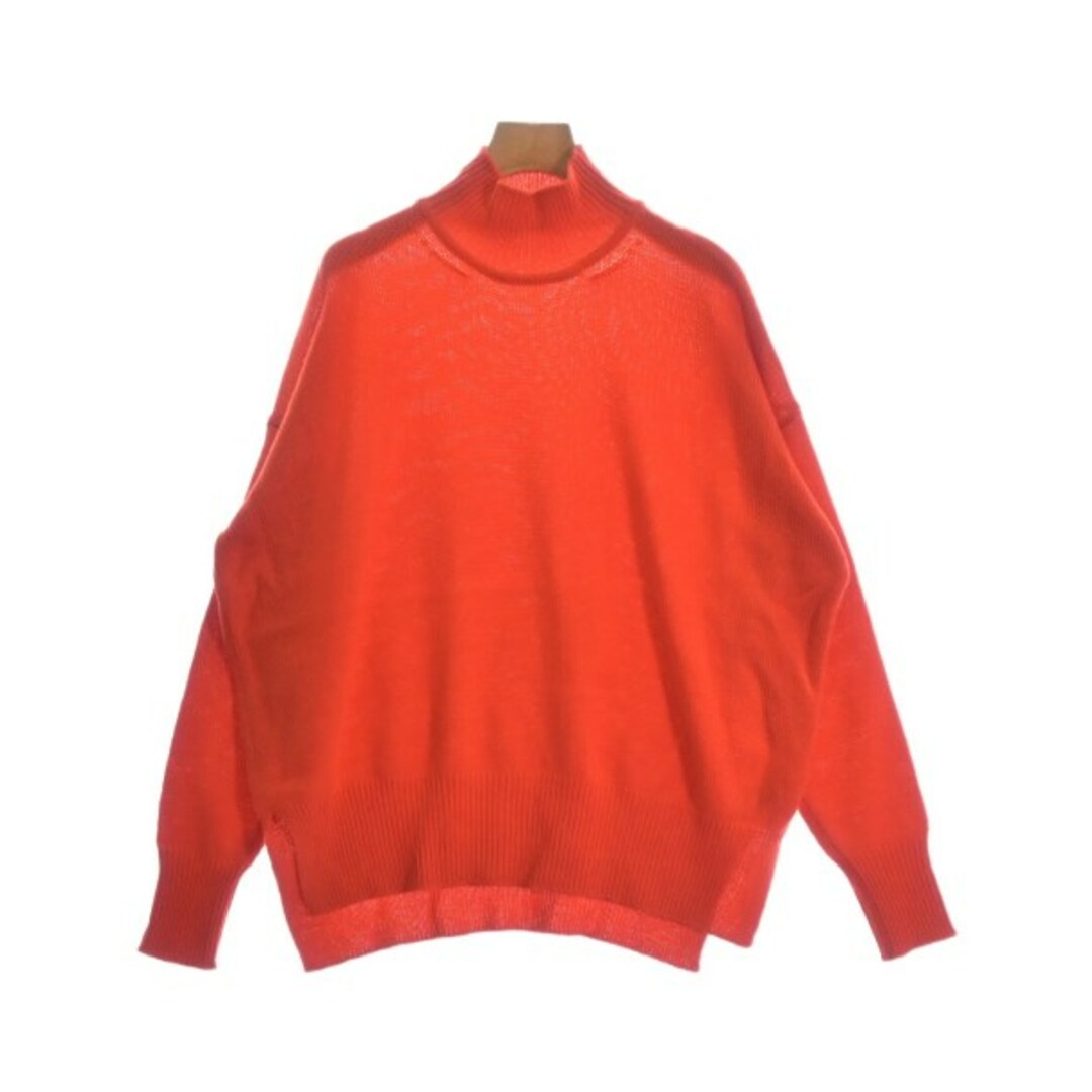 Jil Sander(ジルサンダー)のJIL SANDER ジルサンダー ニット・セーター S 赤 【古着】【中古】 レディースのトップス(ニット/セーター)の商品写真