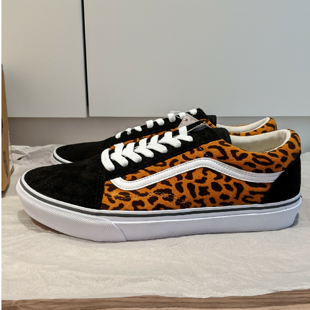 【美品】【24cm】VANSレオパード柄オールドスクール