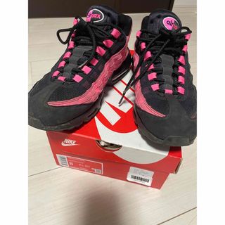 NIKEエアマックス95OG黒26cm BLACKPINKブラックピンク