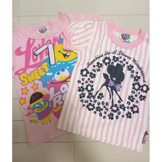 ラブレボリューション(LOVE REVOLUTION)のラブレボリューション　半袖　ピンク　110(Tシャツ/カットソー)