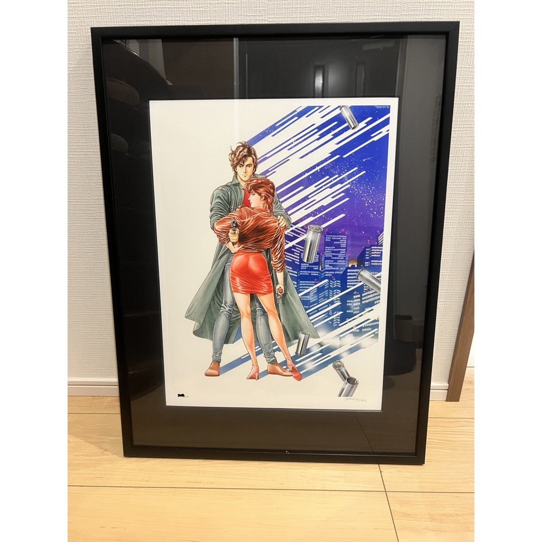 シティーハンター北条司直筆サイン入り複製原画の通販 by プー シティーハンター北条司直筆サイン入り複製原画の通販 by プー