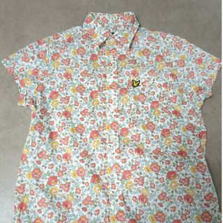 ライルアンドスコット(LYLE&SCOTT)のライル＆スコット　リバティ　花柄　チュニック　羽織　前開き(シャツ/ブラウス(半袖/袖なし))