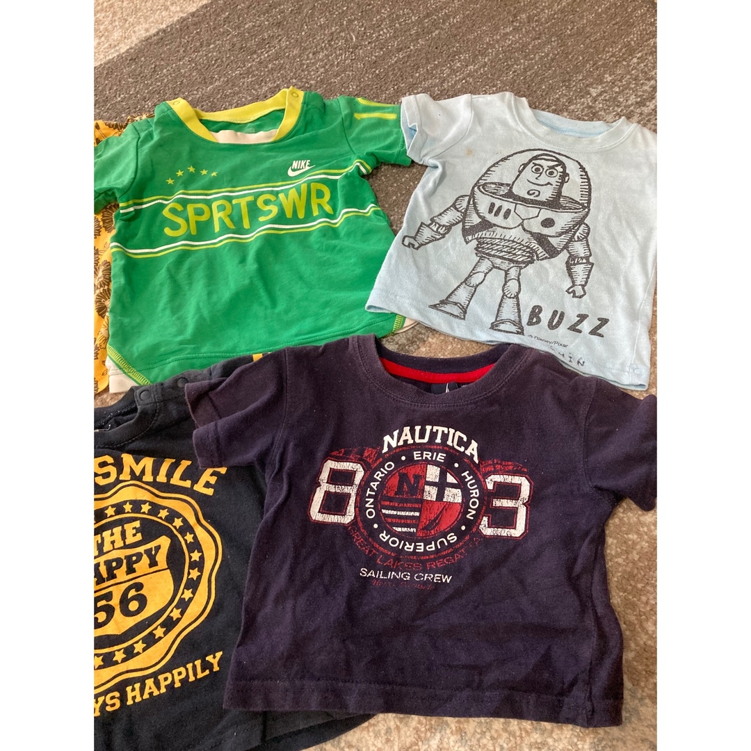 訳ありベビーキッズ用半袖Tシャツ7枚セット80cm男の子保育園