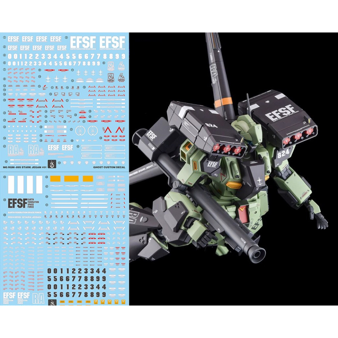 MG 1/100 スタークジェガン用水転写式デカール の通販 by HG's shop