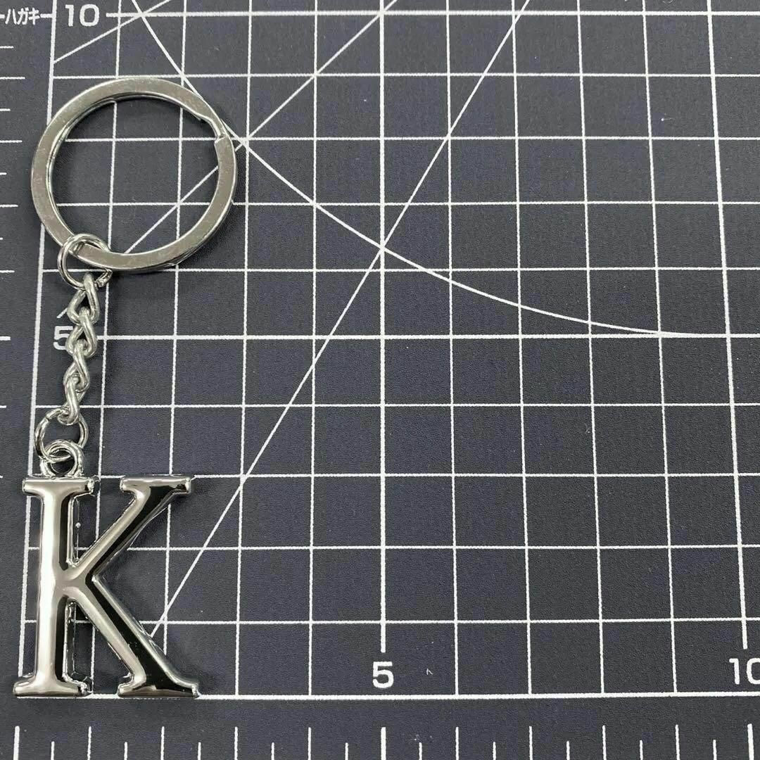 A54-11英字キーホルダーアルファベットイニシャルアクセサリーK メンズのファッション小物(キーホルダー)の商品写真