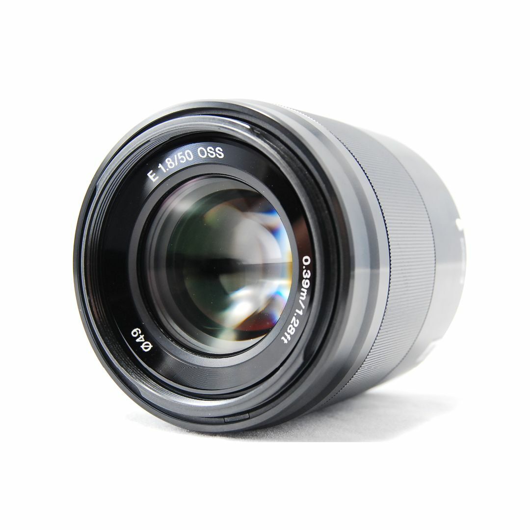 SONY(ソニー)のSONY E 50mm F1.8 OSS SEL50F18 ブラック スマホ/家電/カメラのカメラ(レンズ(単焦点))の商品写真