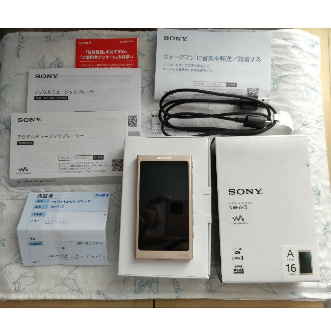 超安い】 SONY ウォークマン Aシリーズ NW-A45/16GB ポータブルプレーヤー