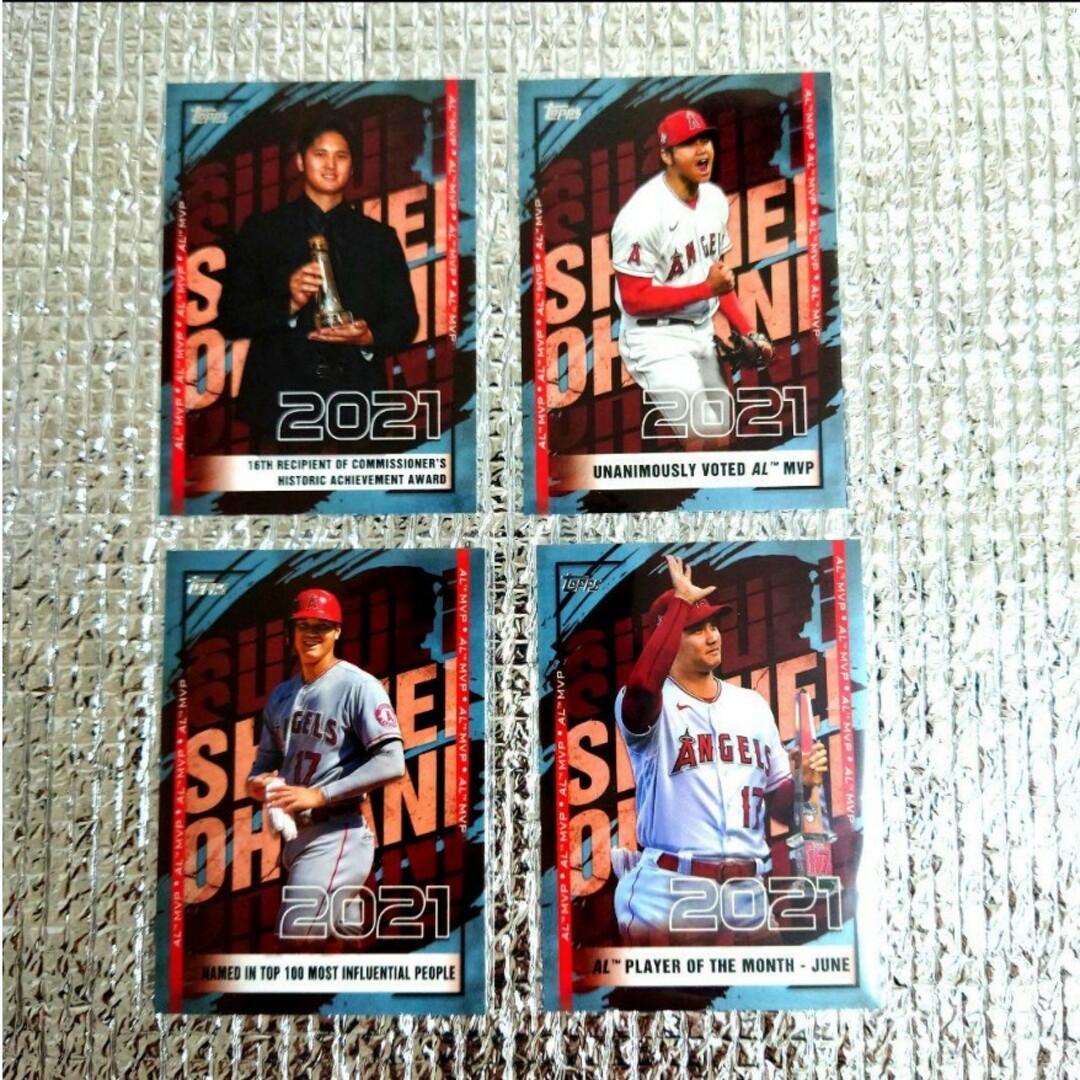 4枚セット】大谷翔平 LAエンゼルス TOPPSの通販 by えみ's shop|ラクマ