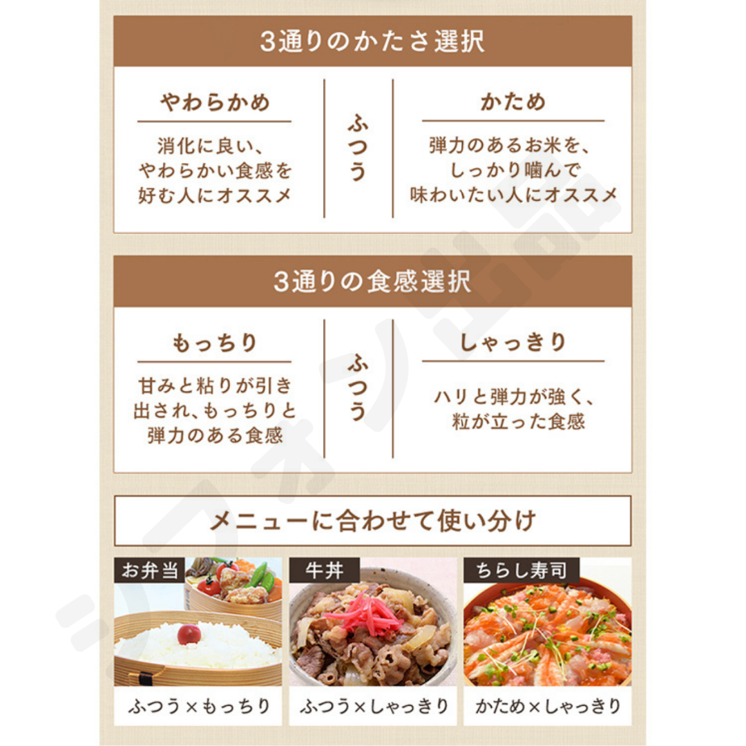 炊飯器 3合 新品 一人暮らし スピード配送 保証書付き 未開封 白 *1