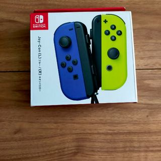 ニンテンドースイッチ(Nintendo Switch)のジョイコン　Nintendo Switch ブルー/ネオンイエロー　新品未使用(その他)