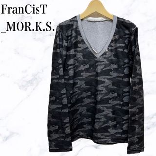 フランシストモークス(FranCisT_MOR.K.S.)のFRANCIST_MOR.K.S ロンT 長袖Tシャツ　ロングTシャツ　迷彩柄(Tシャツ/カットソー(七分/長袖))