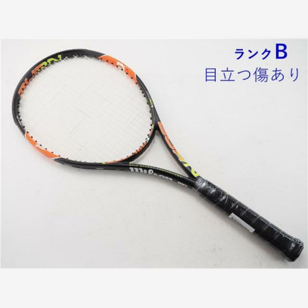 テニスラケット ウィルソン バーン 100エス 2015年モデル (G2)WILSON BURN 100S 2015G2装着グリップ