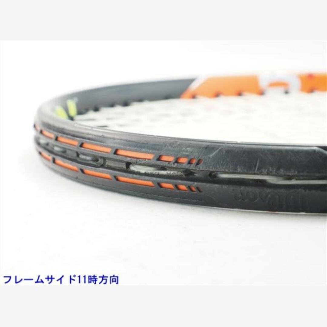テニスラケット ウィルソン バーン 100エス 2015年モデル (G2)WILSON BURN 100S 2015G2装着グリップ