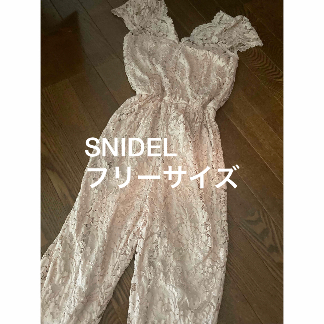 【美品】snidel ドッキング素材　オールインワン