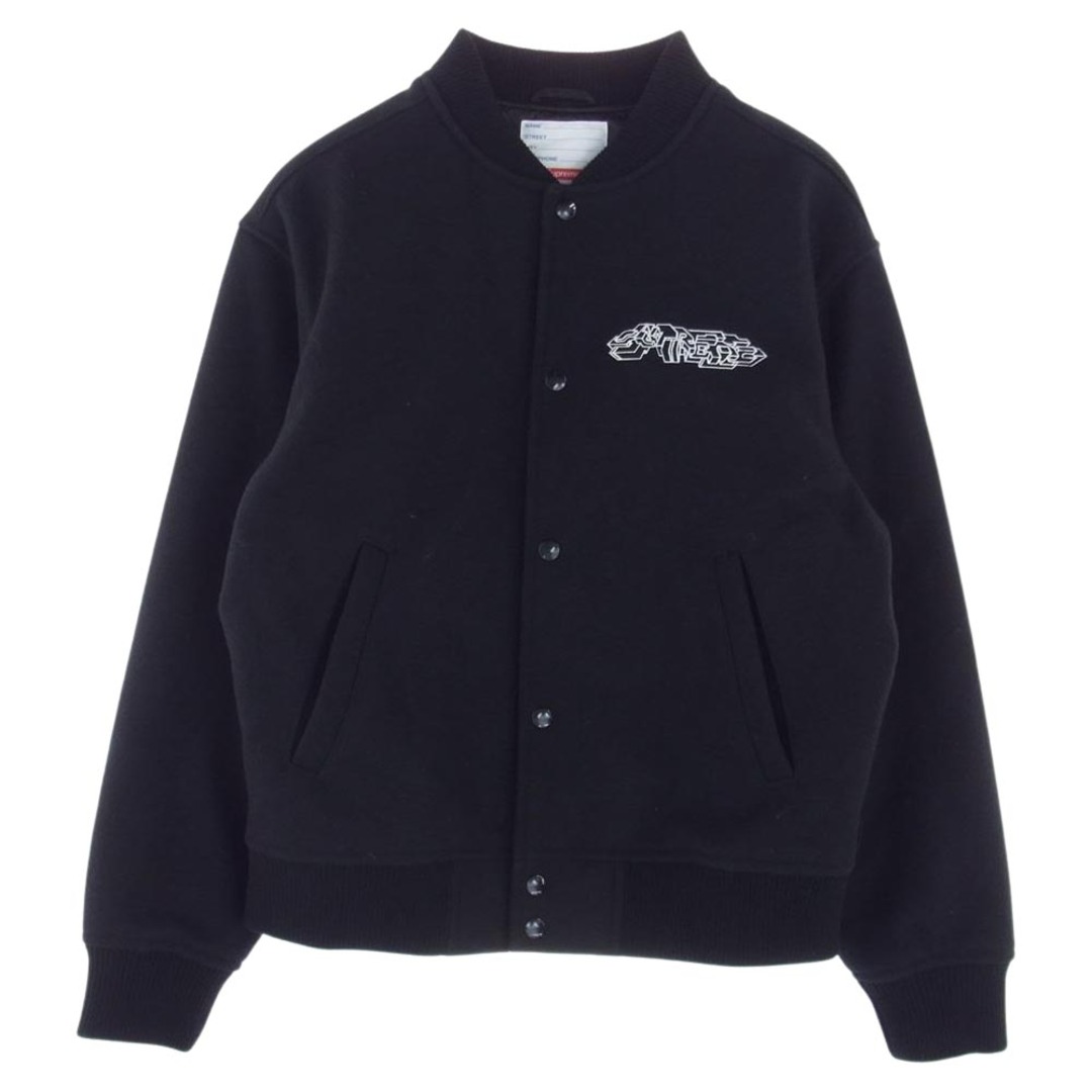 Supreme シュプリーム ジャケット 19AW Delta Logo Varsity Jacket デルタ ロゴ バーシティ ジャケット ブルゾン ブラック系 S