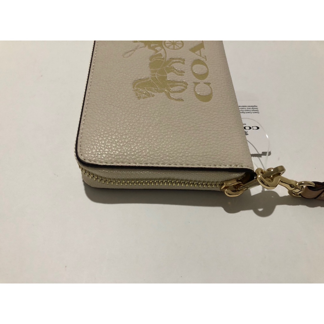 COACH(コーチ)の新品　coach コーチ　長財布　ホワイト　c5899 メンズのファッション小物(長財布)の商品写真