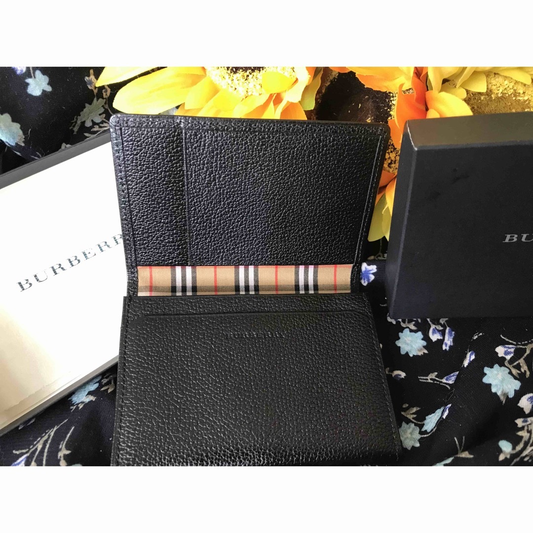 BURBERRY - バーバリー 新品 未使用 名刺入れ カードケース レザー