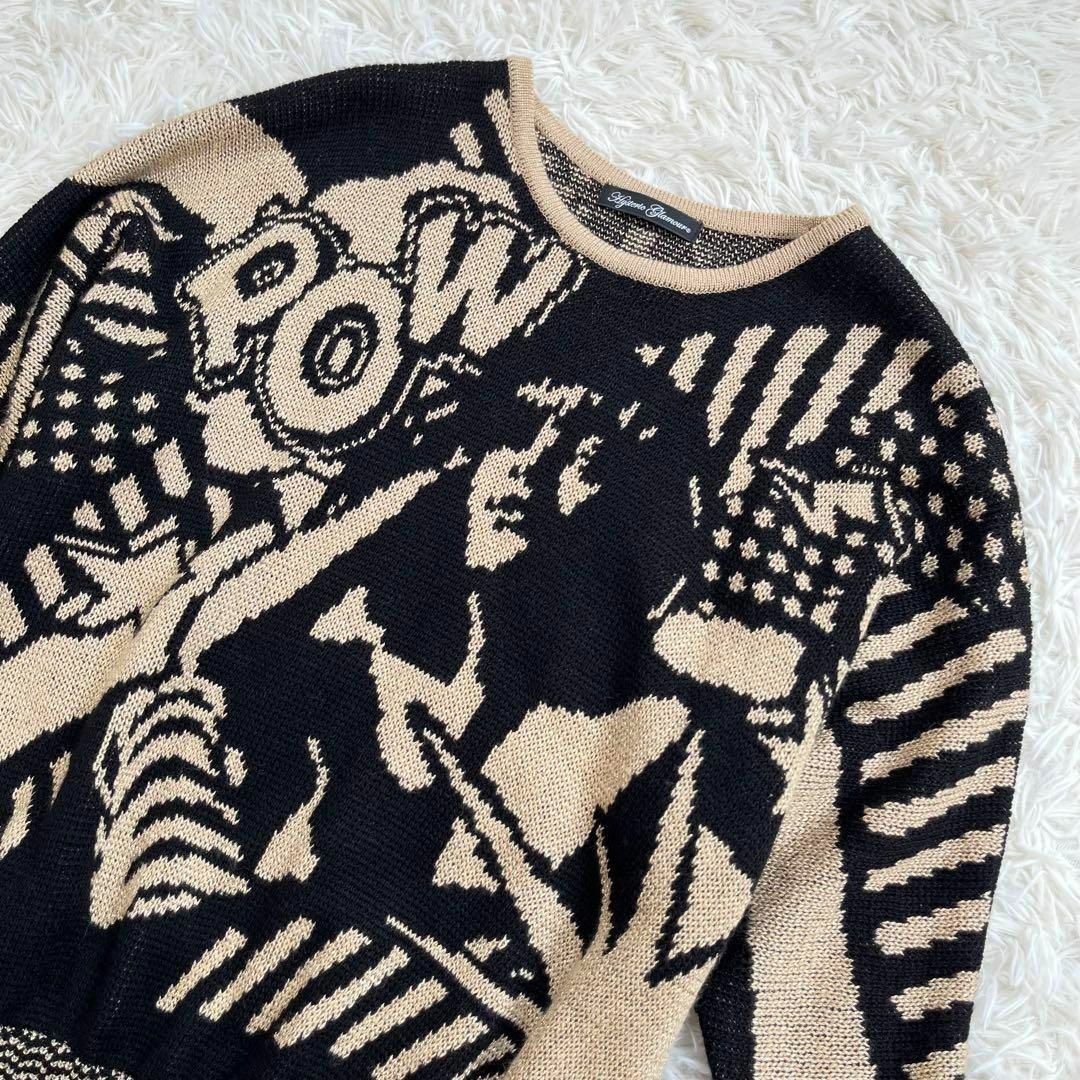 【極美品】ヒステリックグラマー ニット セーター ヒス ガール 総柄ジャガード