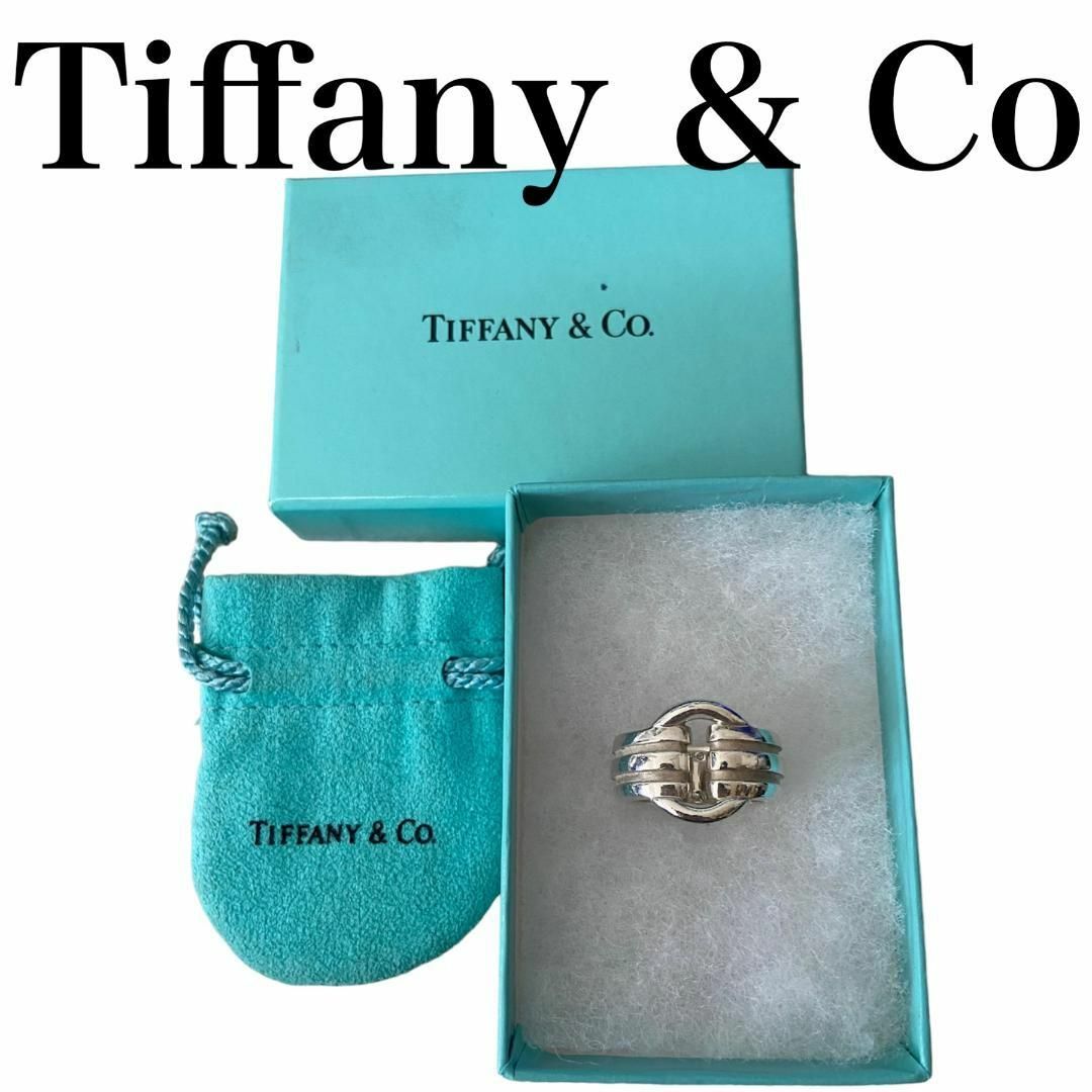 TIFFANY\u0026Co.ティファニー フラワーモチーフ リング　指輪 シルバー