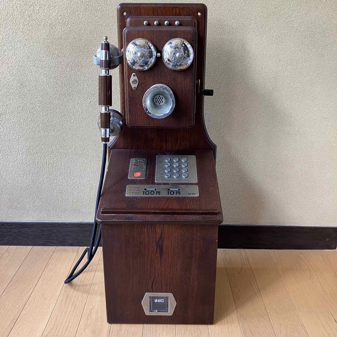 週末限定タイムセール》 クラシックピンクTEL 昭和レトロ 電話機