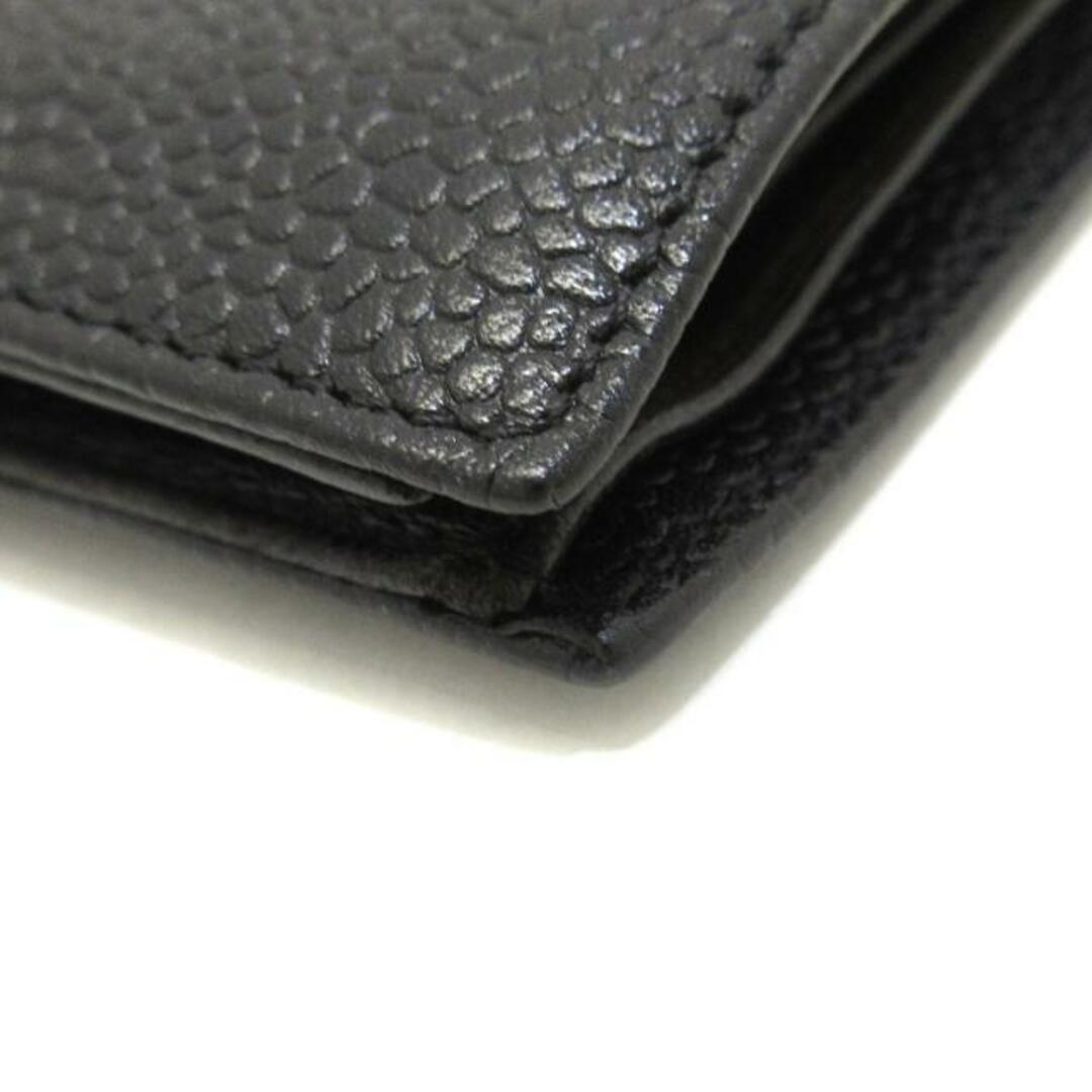 シャネル 2つ折り財布 - 黒 キャビアスキン