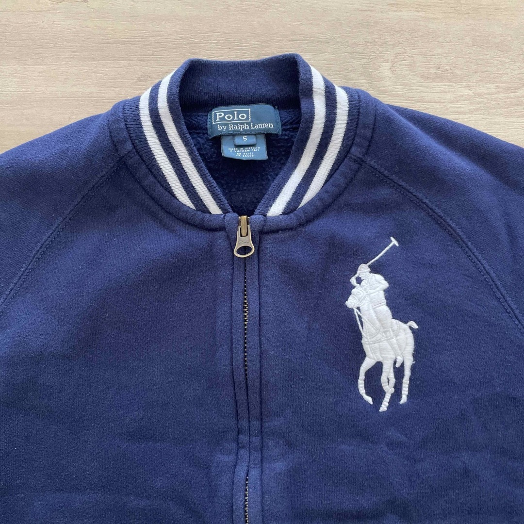 POLO RALPH LAUREN(ポロラルフローレン)のラルフローレン　ジップトレーナー　５歳　115cm キッズ/ベビー/マタニティのキッズ服男の子用(90cm~)(ジャケット/上着)の商品写真