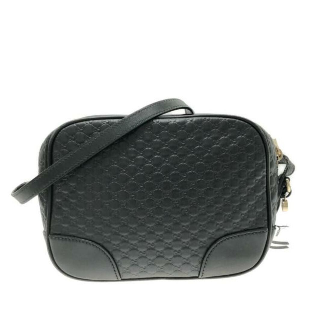 Gucci - グッチ ショルダーバッグ 449413 黒 レザーの通販 by ブラン ...