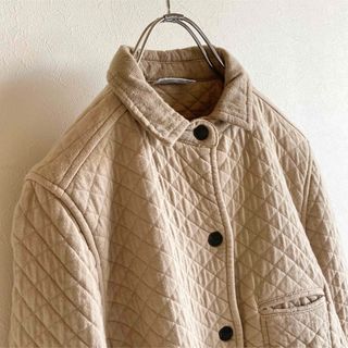 アーメン(ARMEN)のフランス製 ARMEN アーメン コットン キルティング ジャケット ベージュ(その他)