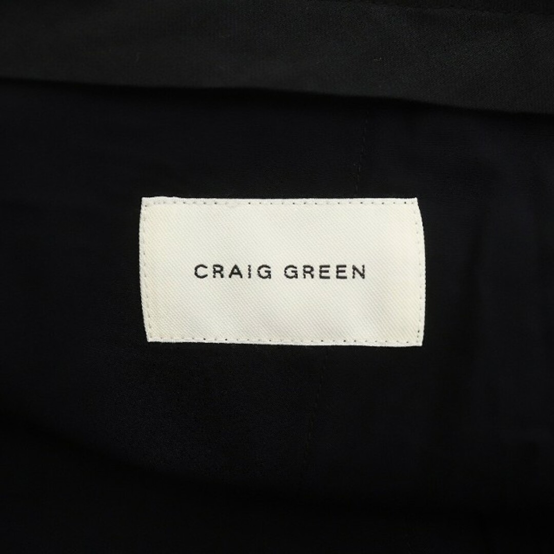 other(アザー)のCRAIG GREEN  スラックス テーパードパンツ XL 黒 ブラック メンズのパンツ(スラックス)の商品写真