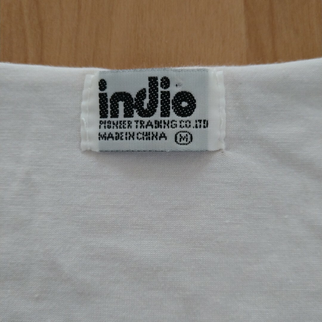 indio(インディオ)のトップス　半袖　Mサイズ レディースのトップス(Tシャツ(半袖/袖なし))の商品写真