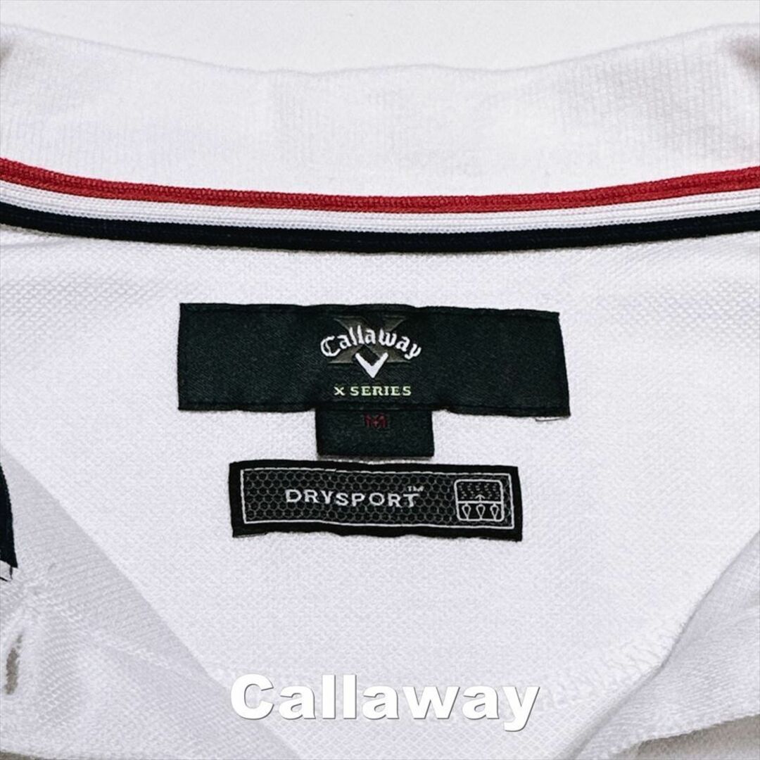Callaway(キャロウェイ)の【Callaway】キャラウエイ ゴールド刺繍ロゴ ティップライン ポロシャツ レディースのトップス(ポロシャツ)の商品写真
