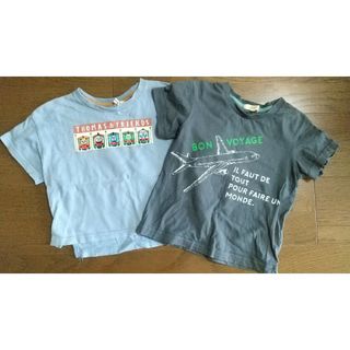 ハッシュアッシュ(HusHush)のTシャツ 100cm 2枚セット(Tシャツ/カットソー)