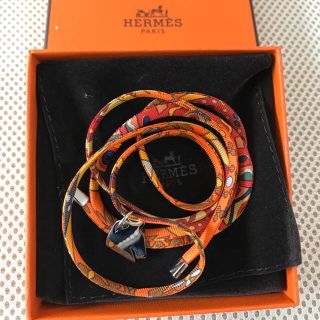 エルメス(Hermes)のHERMES シルクチョーカー(ネックレス)