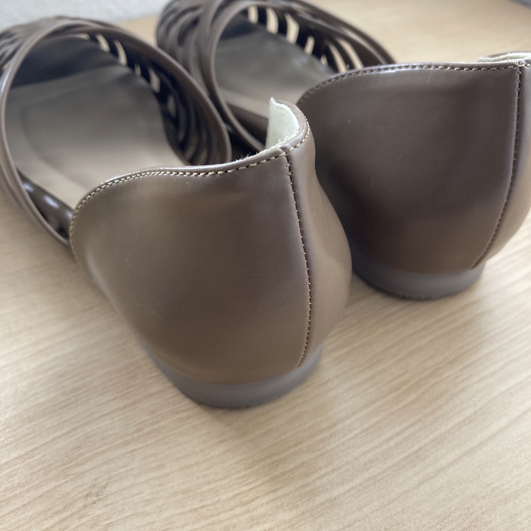 しまむら(シマムラ)の新品タグなし　テラウェアエミュ　アミコミセパレートサンダル　ブラウン レディースの靴/シューズ(サンダル)の商品写真