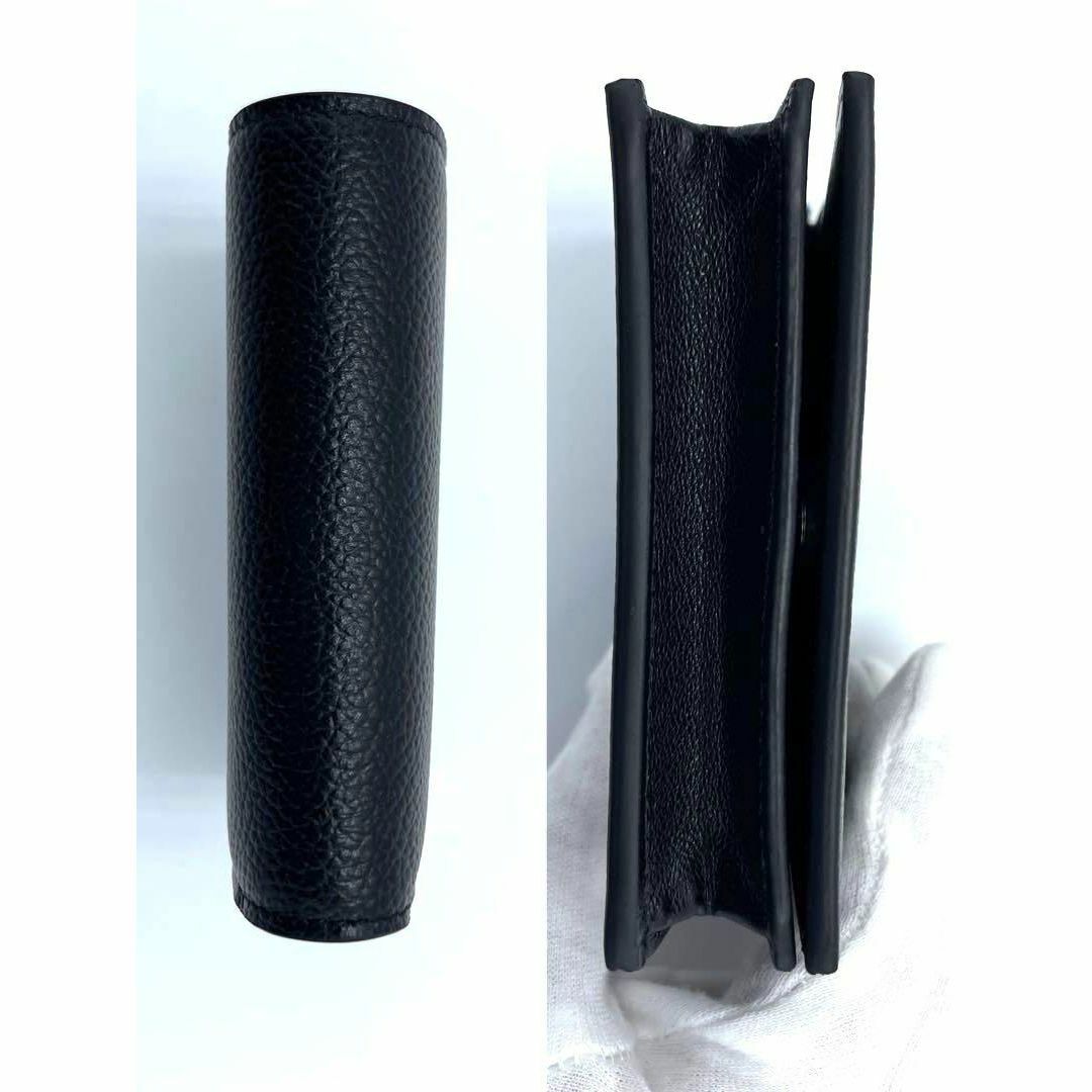【美品】バレンシアガ ロゴ 折り財布 コンパクトウォレット メンズ レディース
