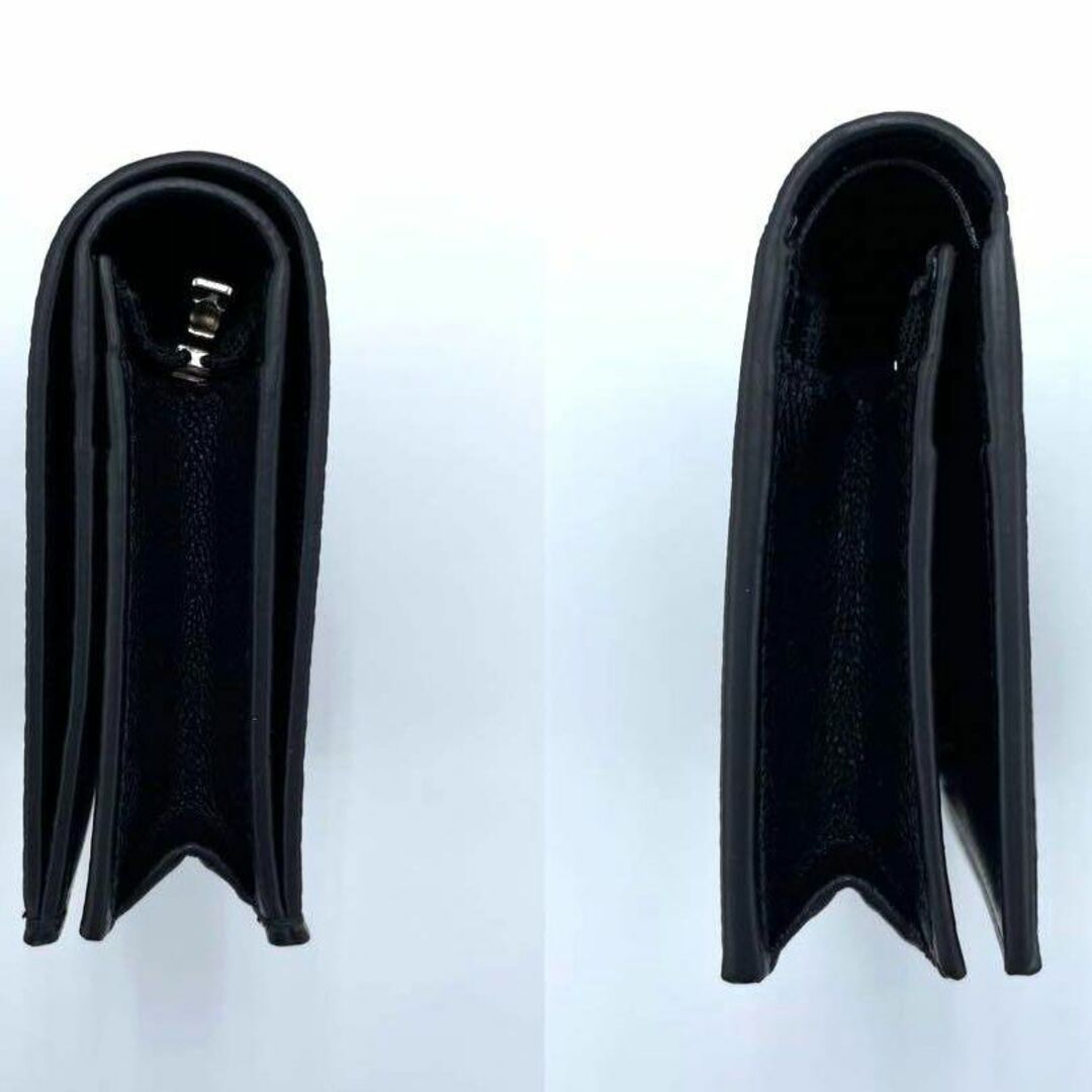【美品】バレンシアガ ロゴ 折り財布 コンパクトウォレット メンズ レディース