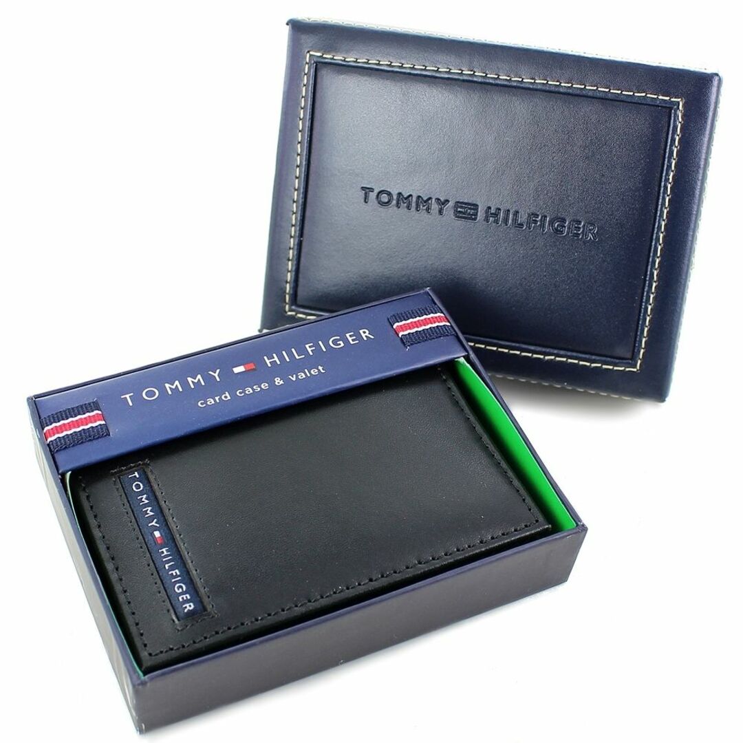 TOMMY HILFIGER(トミーヒルフィガー)のギフトセット アウトレット トミーヒルフィガー 名刺入れ カードケース メンズ  メンズのファッション小物(名刺入れ/定期入れ)の商品写真