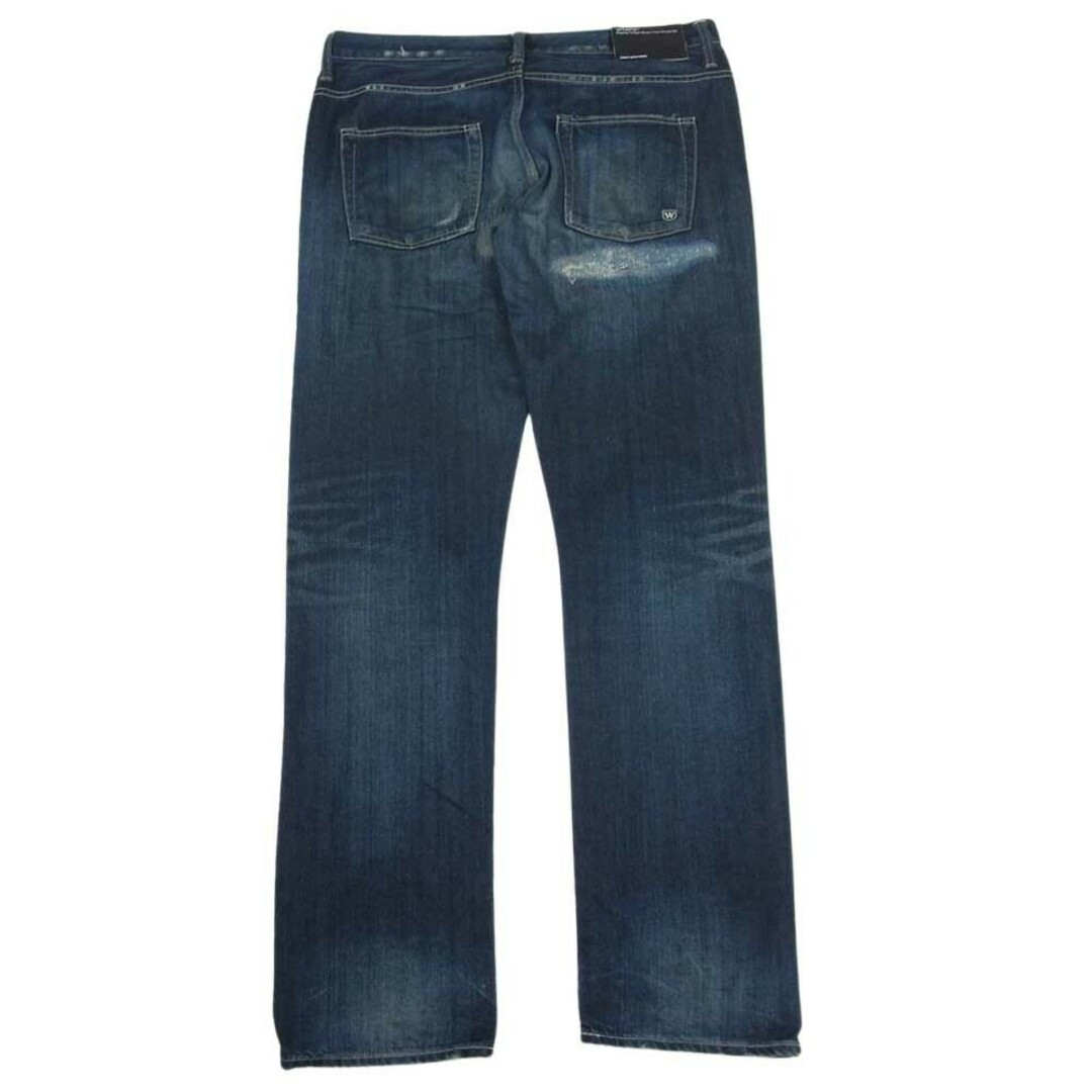 W)taps(ダブルタップス)のWTAPS ダブルタップス 111GWDT-PTM05 BLUES SKINNY TRASH ブルー スキニー トラッシュ ストレート パンツ デニム インディゴブルー系 3【中古】 メンズのパンツ(その他)の商品写真