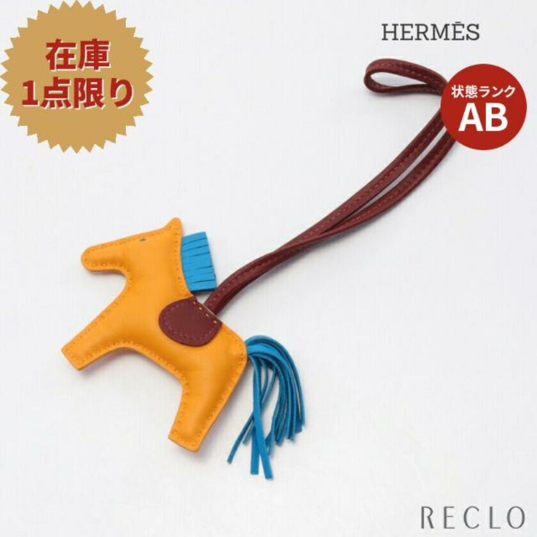 Hermes(エルメス)のロデオPM ジョーヌドール ブルーザンジバル ルージュアッシュ バッグチャーム アニョーミロ オレンジイエロー ブルー ボルドー A刻印 レディースのファッション小物(その他)の商品写真