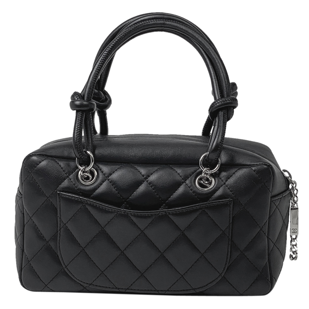 CHANEL(シャネル)のシャネル カンボンライン ミニ ボウリングバッグ レディース 【中古】 レディースのバッグ(ハンドバッグ)の商品写真