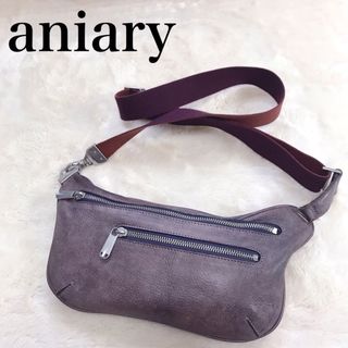 aniary - 美品 希少カラー aniary ボディバッグ ウエストバッグ