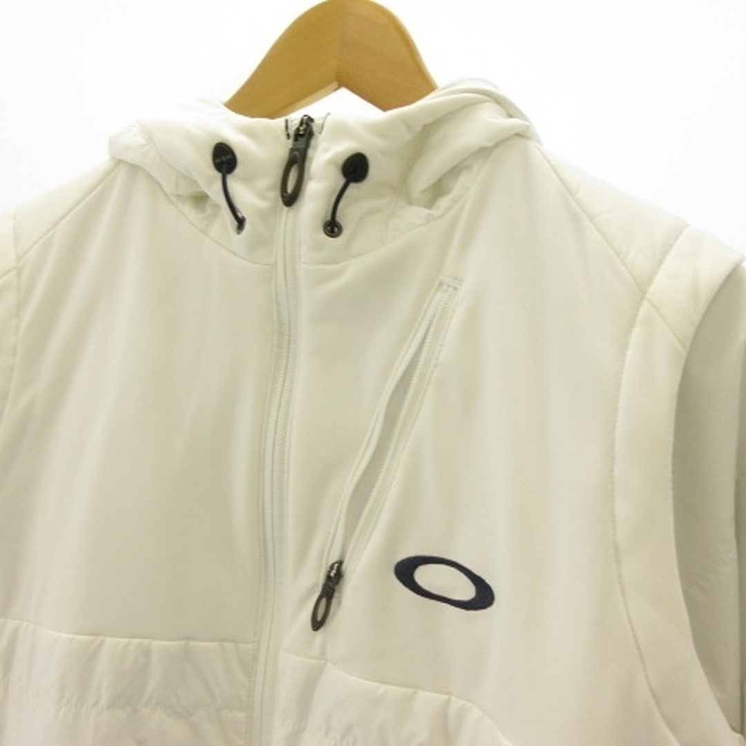 Oakley - オークリー OAKLEY 中綿ブルゾン ジャケット ロゴ刺繍 白 M