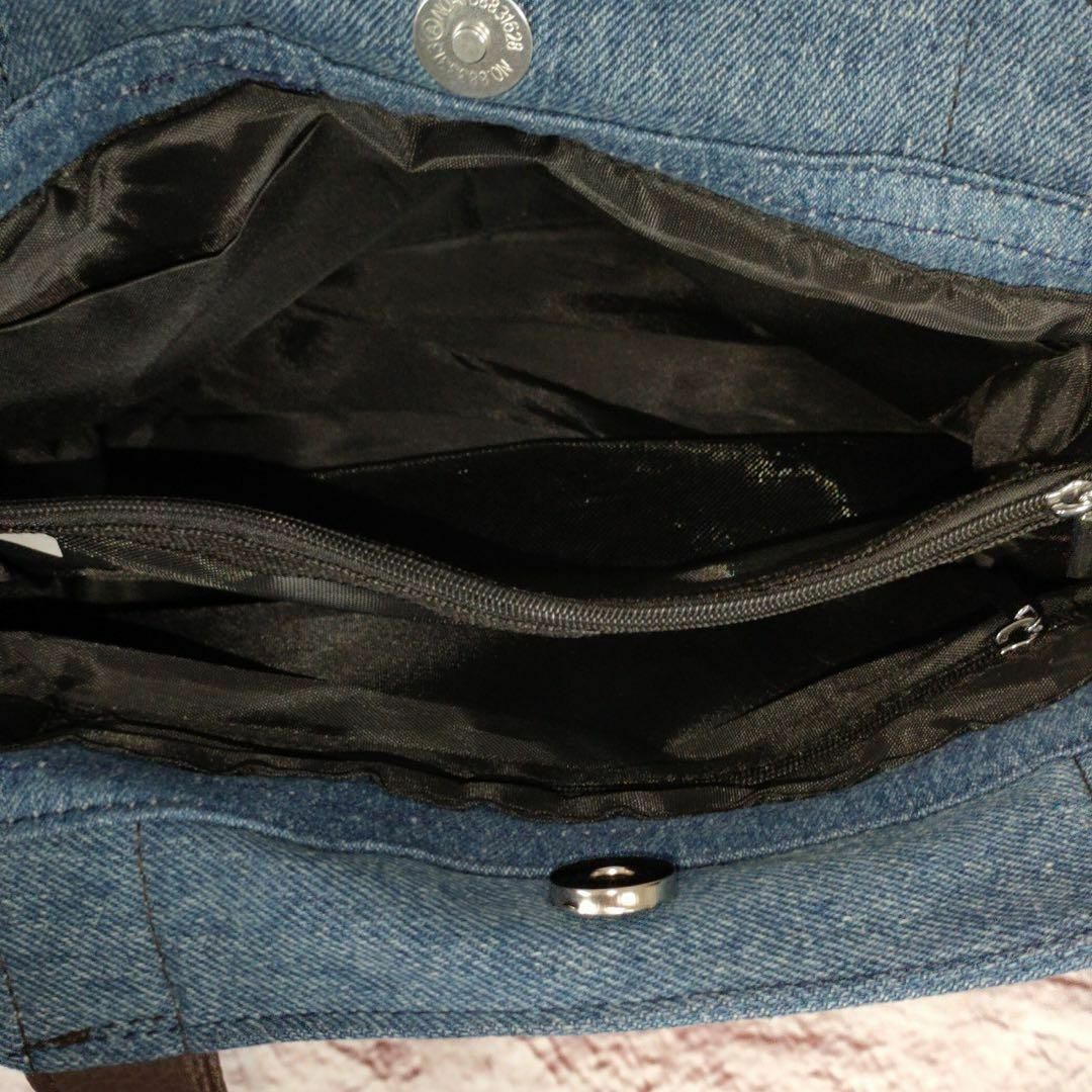 KLARA(クララ)のCLARA　クララ　ハンドバッグ　デニムバッグ　内ポケット4　外ポケットなし レディースのバッグ(ハンドバッグ)の商品写真