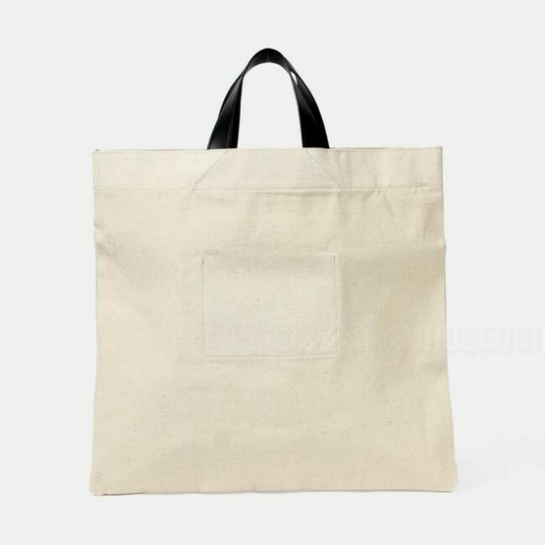 【新品未使用】 JIL SANDER ジルサンダー Flat Shopper Square フラットショッパー スクエア トート ハンドバッグ J25WC0005P4917 【NATURAL】