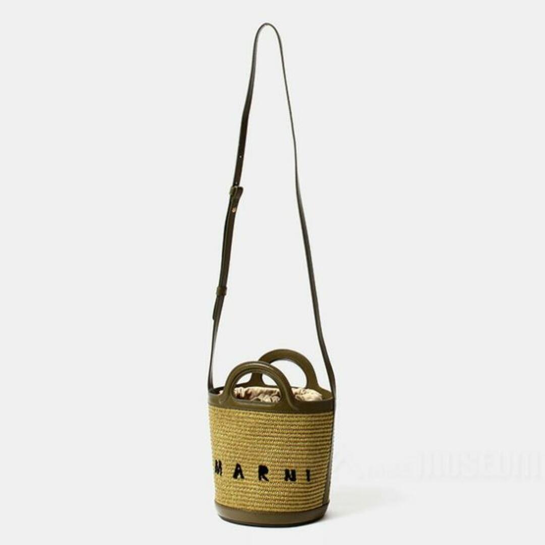 【新品未使用】 MARNI マルニ TROPICALIA BASKET BAG SMALL MINI BUCKET ショルダーバッグ SCMP0056Q1P3860 【SAND STORM/LILY WHITE】