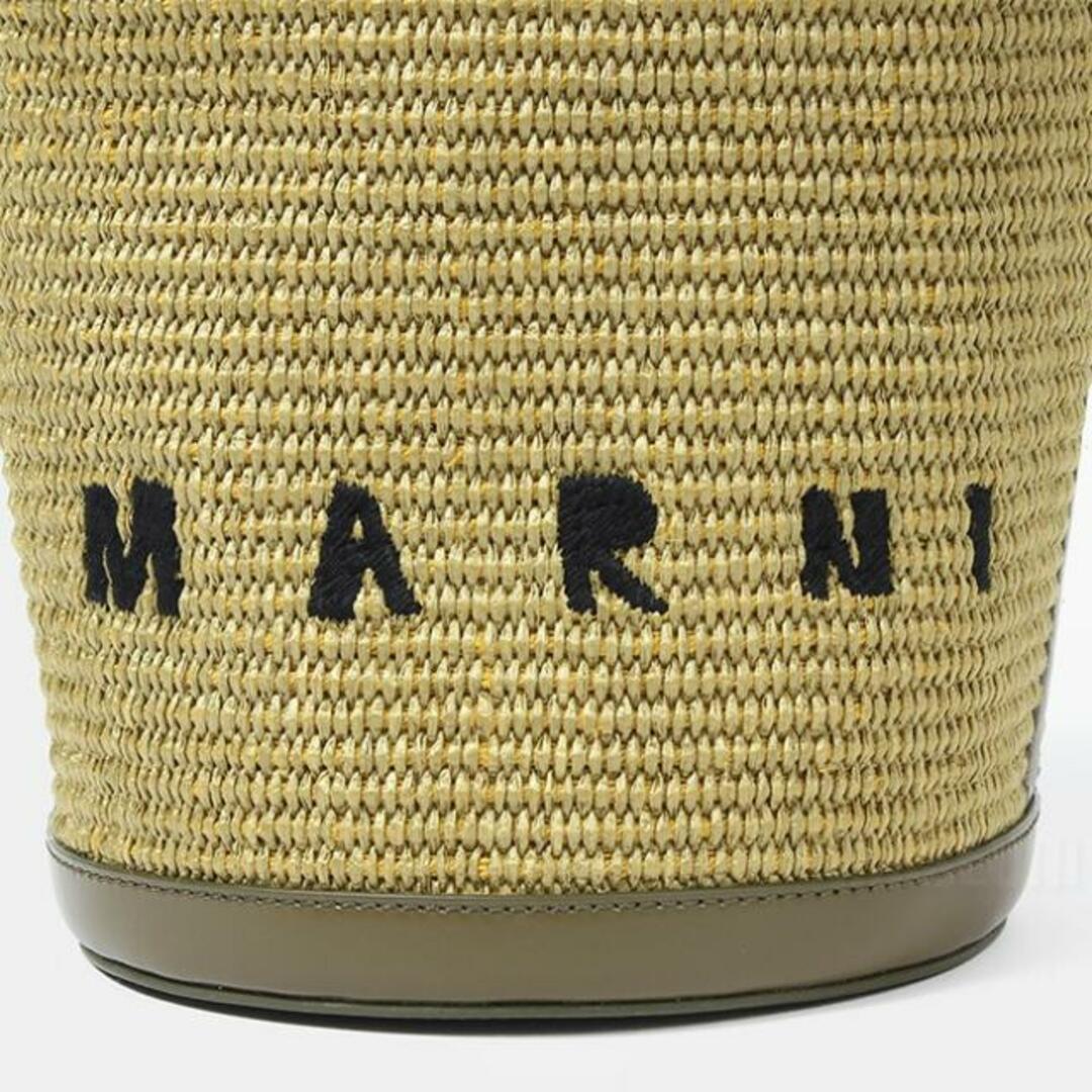 【新品未使用】 MARNI マルニ TROPICALIA BASKET BAG SMALL MINI BUCKET ショルダーバッグ SCMP0056Q1P3860 【SAND STORM/LILY WHITE】 5