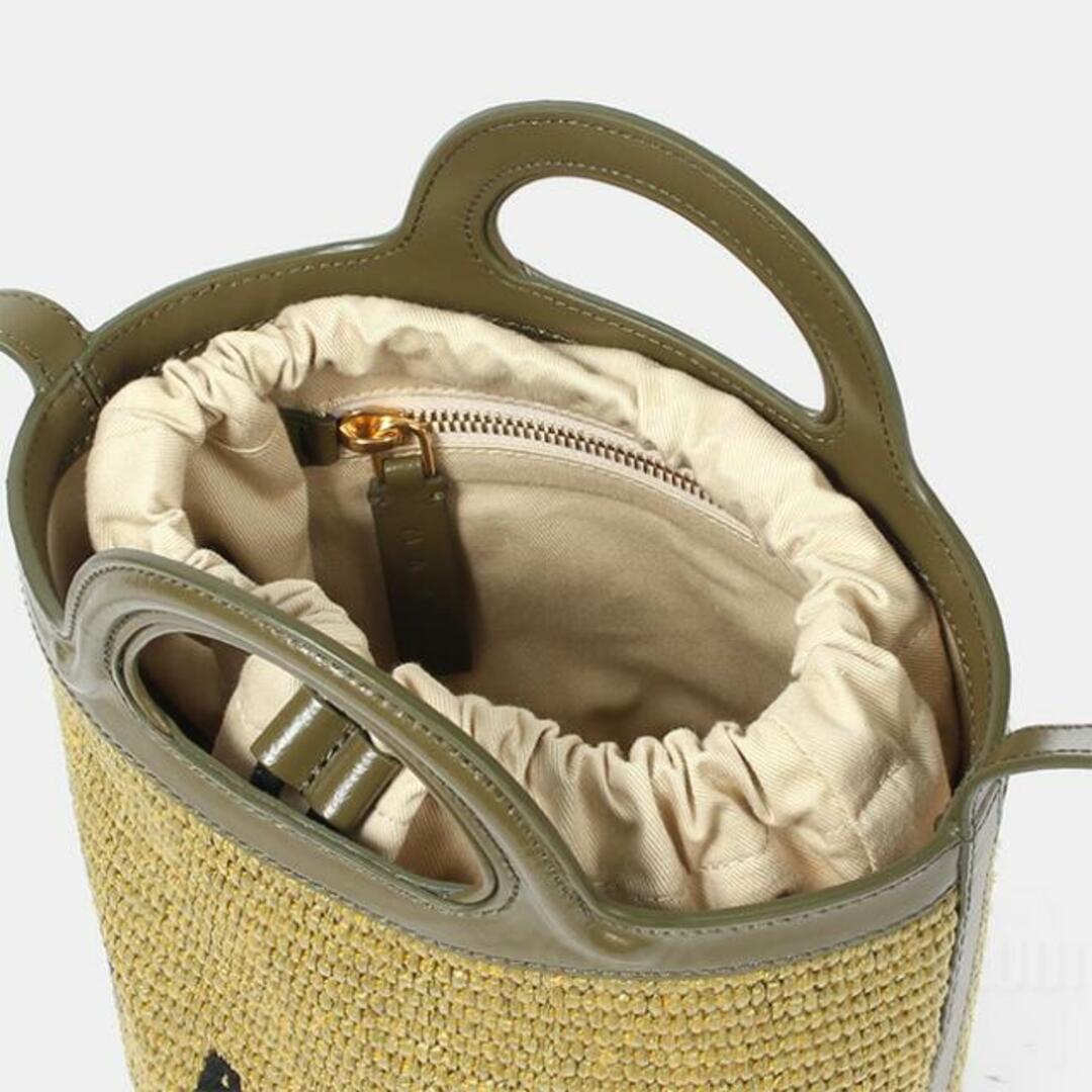 【新品未使用】 MARNI マルニ TROPICALIA BASKET BAG SMALL MINI BUCKET ショルダーバッグ SCMP0056Q1P3860 【SAND STORM/LILY WHITE】 7