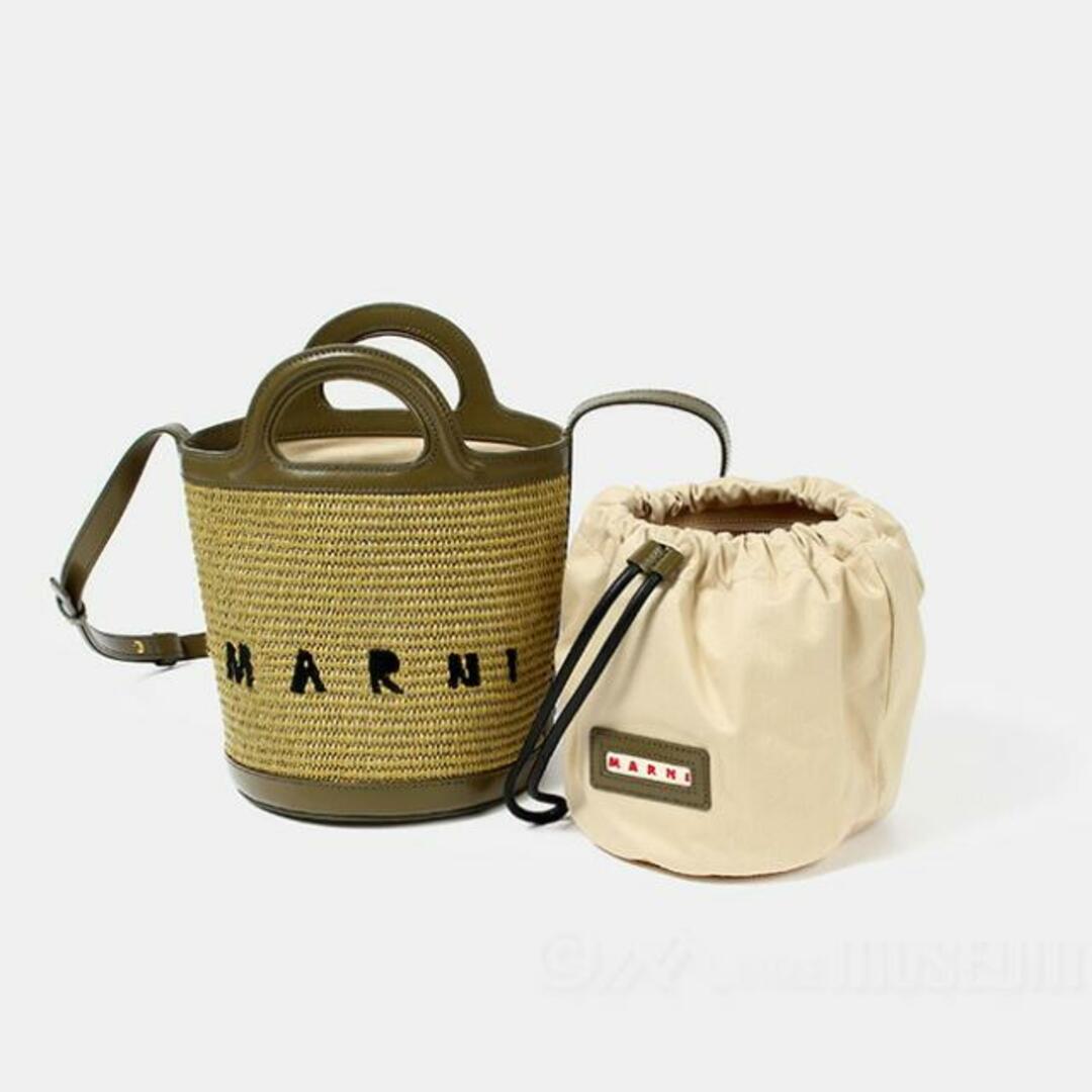 【新品未使用】 MARNI マルニ TROPICALIA BASKET BAG SMALL MINI BUCKET ショルダーバッグ SCMP0056Q1P3860 【SAND STORM/LILY WHITE】 8